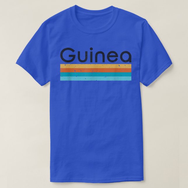 Guinea Retro Design  T Shirt (Design framsida)