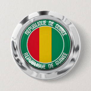 Guinea Round Emblem Knapp