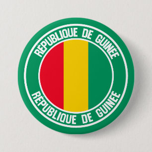 Guinea Round Emblem Knapp
