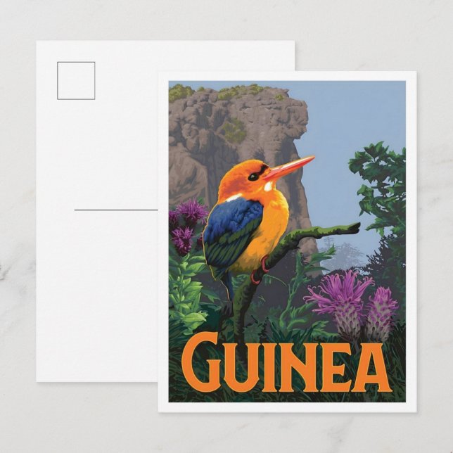 Guinea Vintage Resa  Vykort (Fram/baksida)
