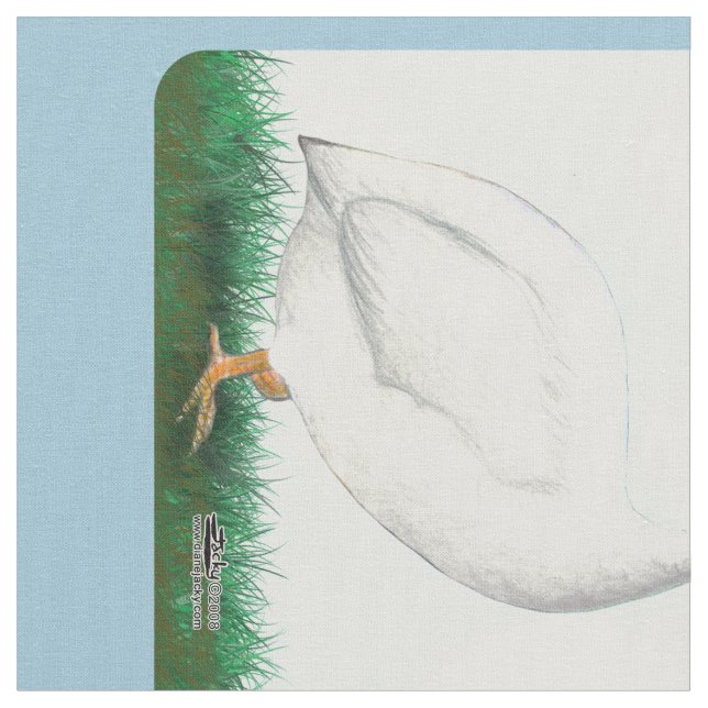 Guinea White Tyg (Närbild)