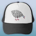 Guineafowl Bird Keps<br><div class="desc">En roligt Guineas Fowl som pendlar om. Originalkonst av Nic Squirrell.</div>