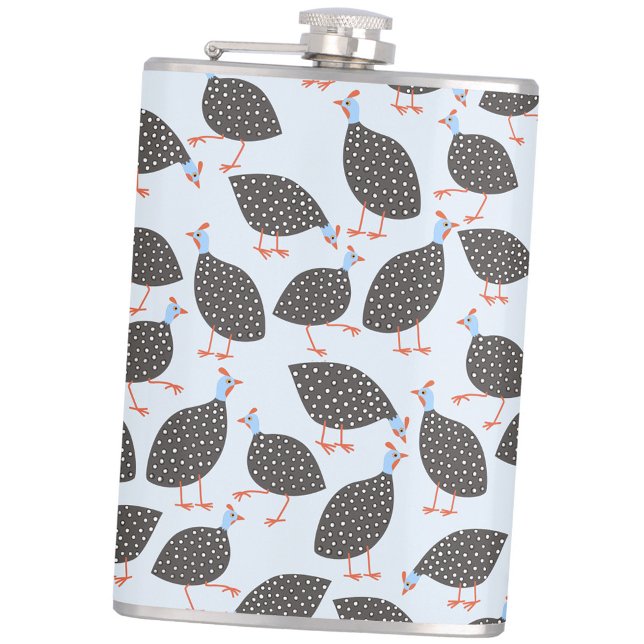 Guineafowl Roligt Bird Mönster Fickplunta (Fun Guineafowl bird pattern hip flask)