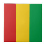 Guineakonakry-Flagga Ceramic Tile Kakelplatta<br><div class="desc">Denna utformning består av Guineas flagga som är nyformad så att den passar den kvadratiska plattan yta. En dekorativ och användbar artikel som skulle ge en perfekt till dem som vill minnas Guinea-Conakry.</div>