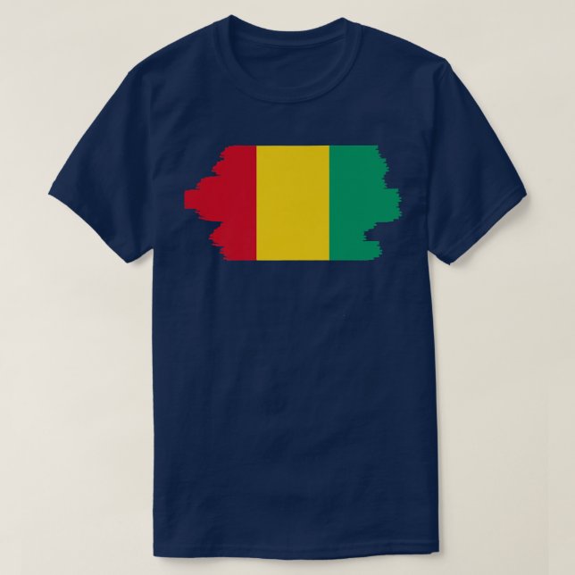 Guinean Flagga Guinea Premium T-Shirt (Design framsida)