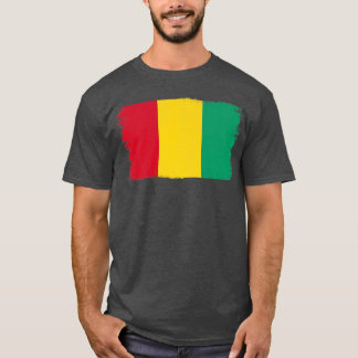 Guineanska Flagga Guinea T Shirt