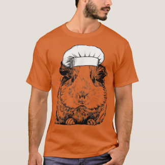 Guineanska Gris Animal Chef Funny Cooking Cook T Shirt