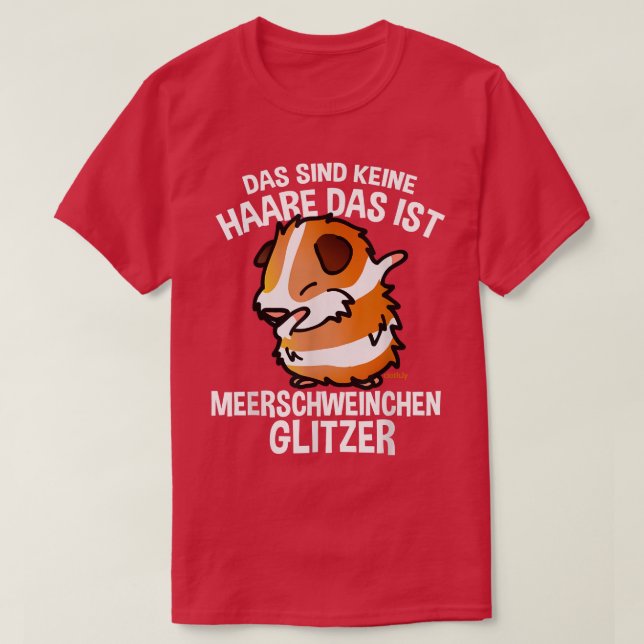 Guineanska Gris Glitter Dabbing Guinea Gris Idea S T Shirt (Design framsida)