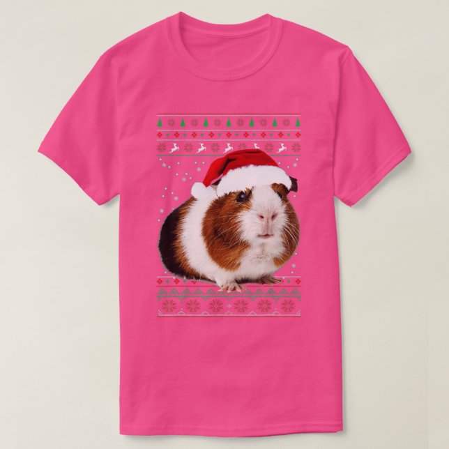 Guineanska Gris-julpj Costume Pajama Guinea Gris T Shirt (Design framsida)
