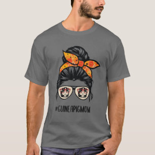 Guineanska Gris Mamma Messy Bun Hair Glass, Guinea T Shirt