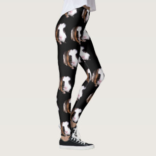 Guineanska Gris Mönster, Dam Fullt Skriv ut legeri Leggings