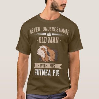 Guineanska Gris Pet Peruvian Sheba old man T Shirt