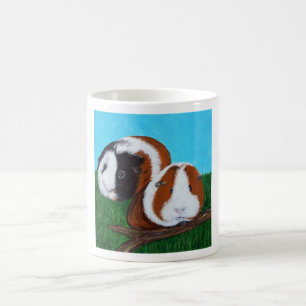 Guineanska Grisar-målning Kaffemugg
