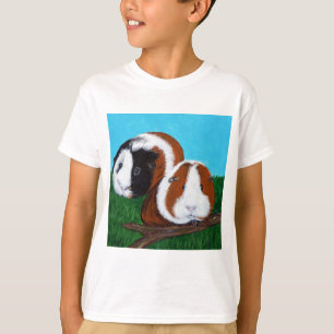 Guineanska Grisar-målning T-shirt