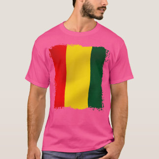 Guineanskt flagga 1 t shirt