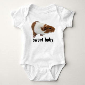Guineanskt gris fotosötat baby bodykostdräkt t shirt