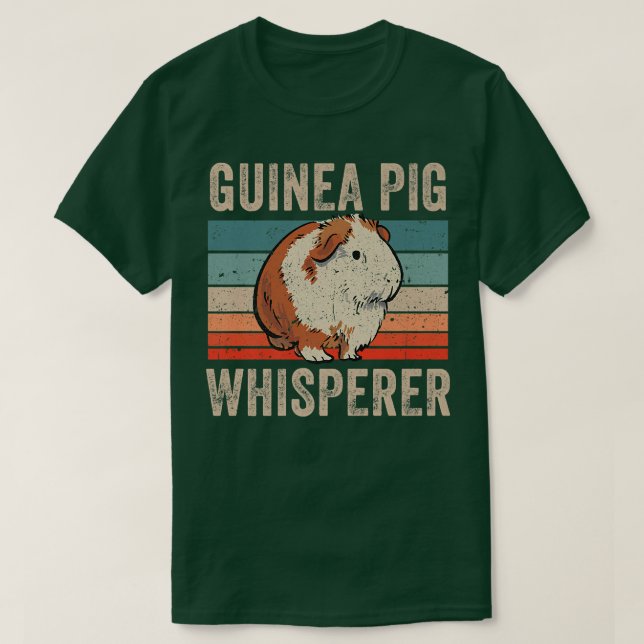 Guineanskt visselbidrag för Älskare Cute Pet Anima T Shirt (Design framsida)