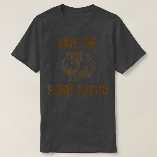 Guineas ädla Spara i Håriget Potato Wrong Namn T Shirt (Design framsida)