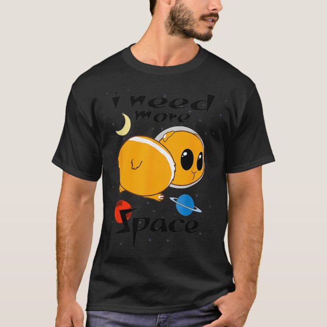 Guineas astronaut behöver mer rymdvetenskap för Gr T Shirt (Framsida)