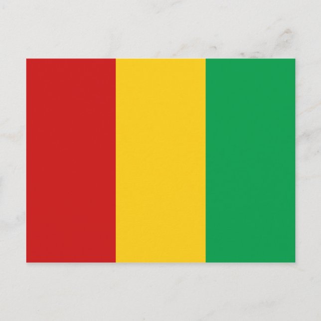 Guineas Conakry Flagga Postcard Vykort (Framsida)