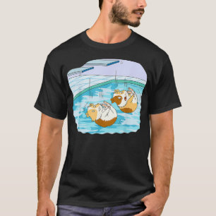 Guineas dykplattform gris dykbräda simmande bommar t shirt