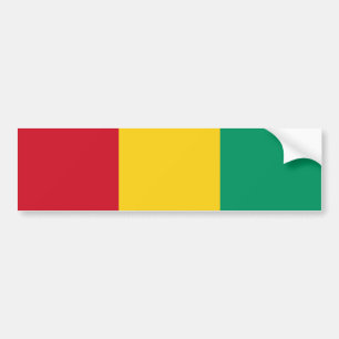 Guineas flagga bildekal