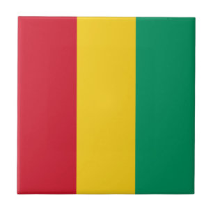 Guineas flagga kakelplatta