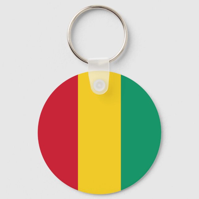 Guineas flagga nyckelring (Framsida)