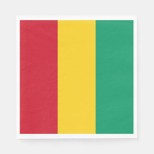 Guineas flagga pappersservett