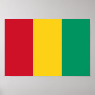 Guineas flagga poster
