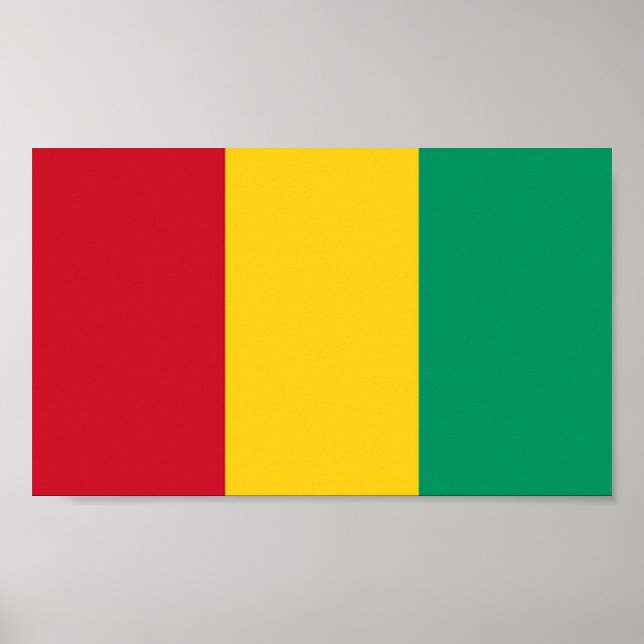 Guineas flagga poster (Framsidan)