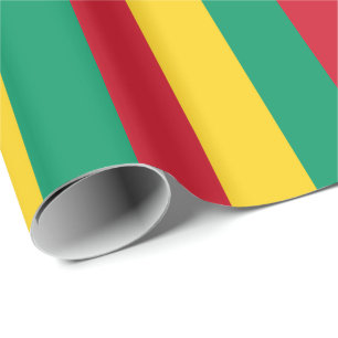 Guineas flagga presentpapper