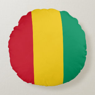 Guineas flagga rund kudde