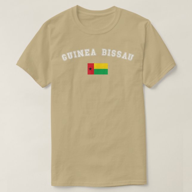 Guineas Flagga Sport Competition Pride Vacation So T Shirt (Design framsida)