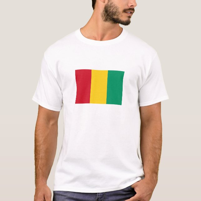 Guineas flagga t shirt (Framsida)