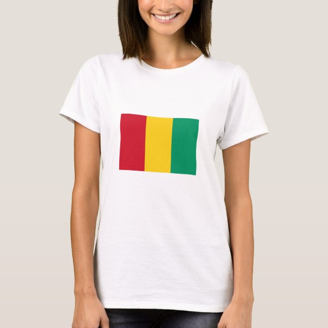 Guineas flagga t shirt (Framsida)
