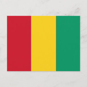 Guineas flagga vykort