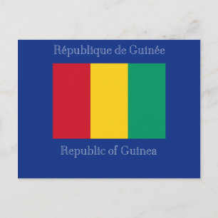 Guineas flagga vykort