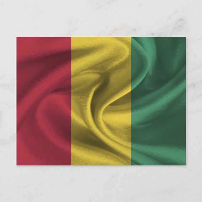 Guineas flagga vykort (Framsida)