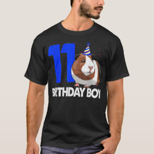 Guineas födelsedag 11 Kvinnor Funny Cavy Pet L T Shirt