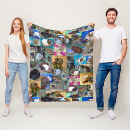 Guineas fotokollage, Kids Fleece Blanket
