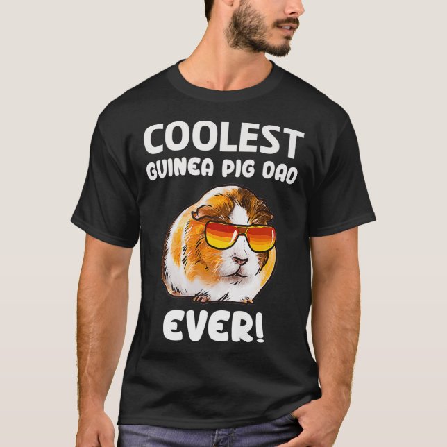 Guineas gåvor från Gris Pappa till Guineas Älskare T Shirt (Framsida)