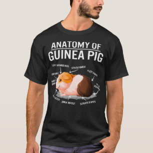 Guineas Gris Cute Hårig Potato Mamma Cavy m T Shirt