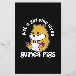 Guineas Gris Cute Pet Bara en flicka som Kärlek