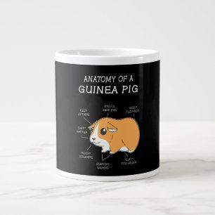 Guineas Gris-gåva  Anatomi i ett Guinea-Gris Jumbo Mugg