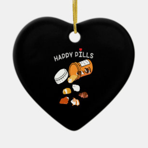 Guineas Gris-gåva  Lycklig Pilles Guinea Gris Julgransprydnad Keramik