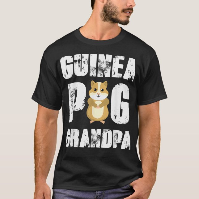 Guineas Gris Grandpa Cute Cavy Pet Animal Lover Gi T Shirt (Framsida)