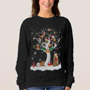 Guineas Gris-jul på Winter Träd Goat Älskare Paj T Shirt