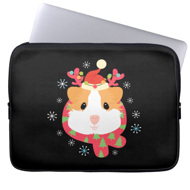 Guineas Gris julrenar Laptop Fodral (Framsidan)