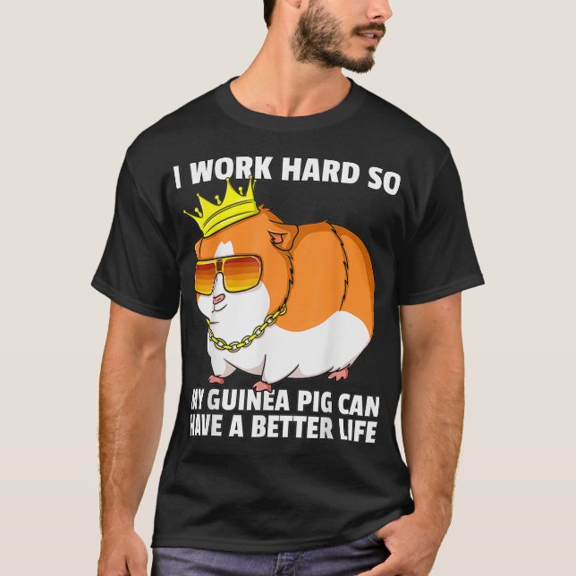 Guineas Gris Mamma Pappa Piggies Costume Owner Cut T Shirt (Framsida)